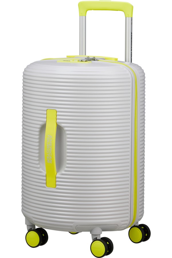 American Tourister ROLLIO Spinner 52cm Šedý Light Grey/Lime