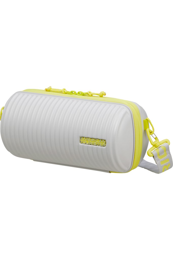 American Tourister ROLLIO Crossbody kufřík Šedý Light Grey/Lime 4L