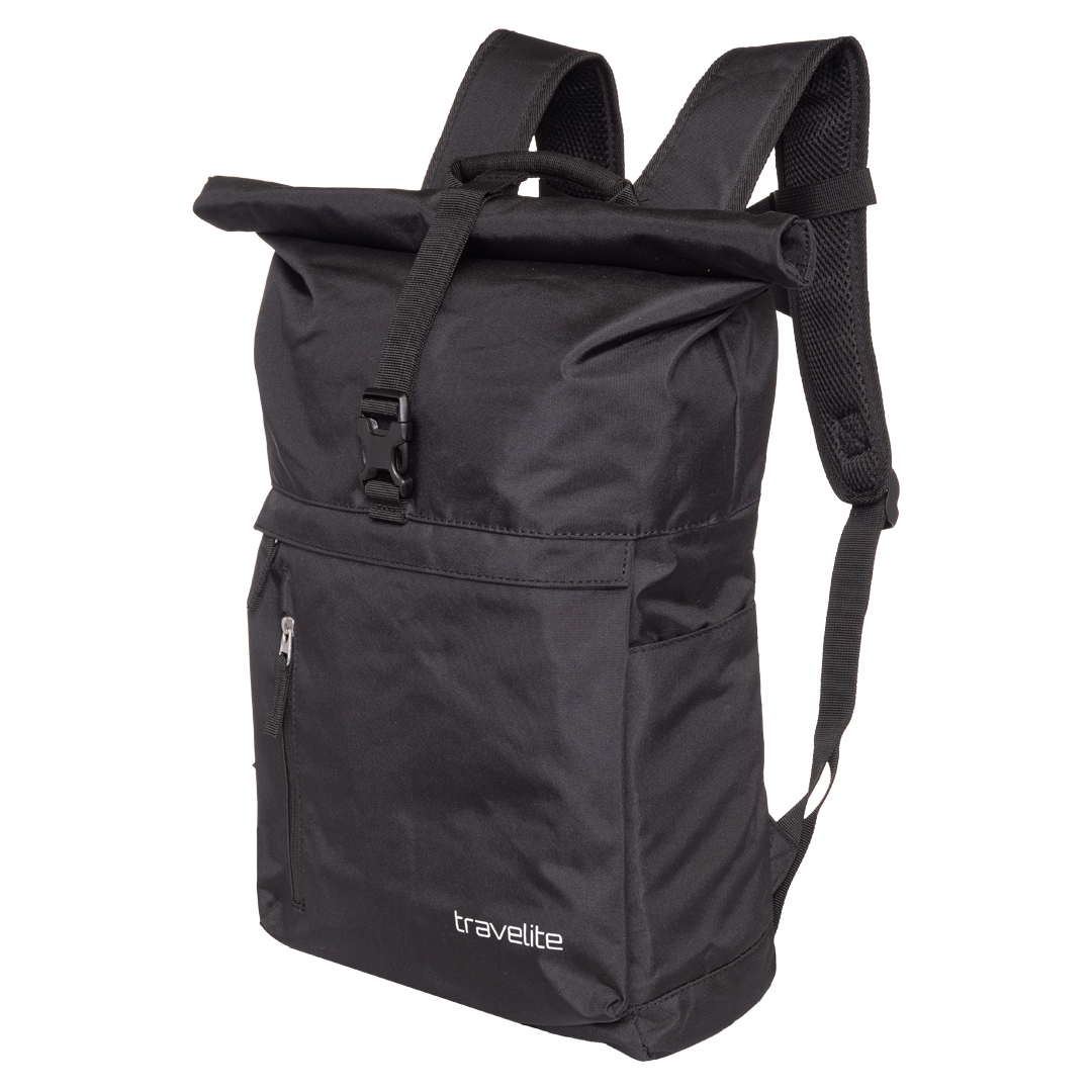 Travelite Batoh Basics Roll-up Černá