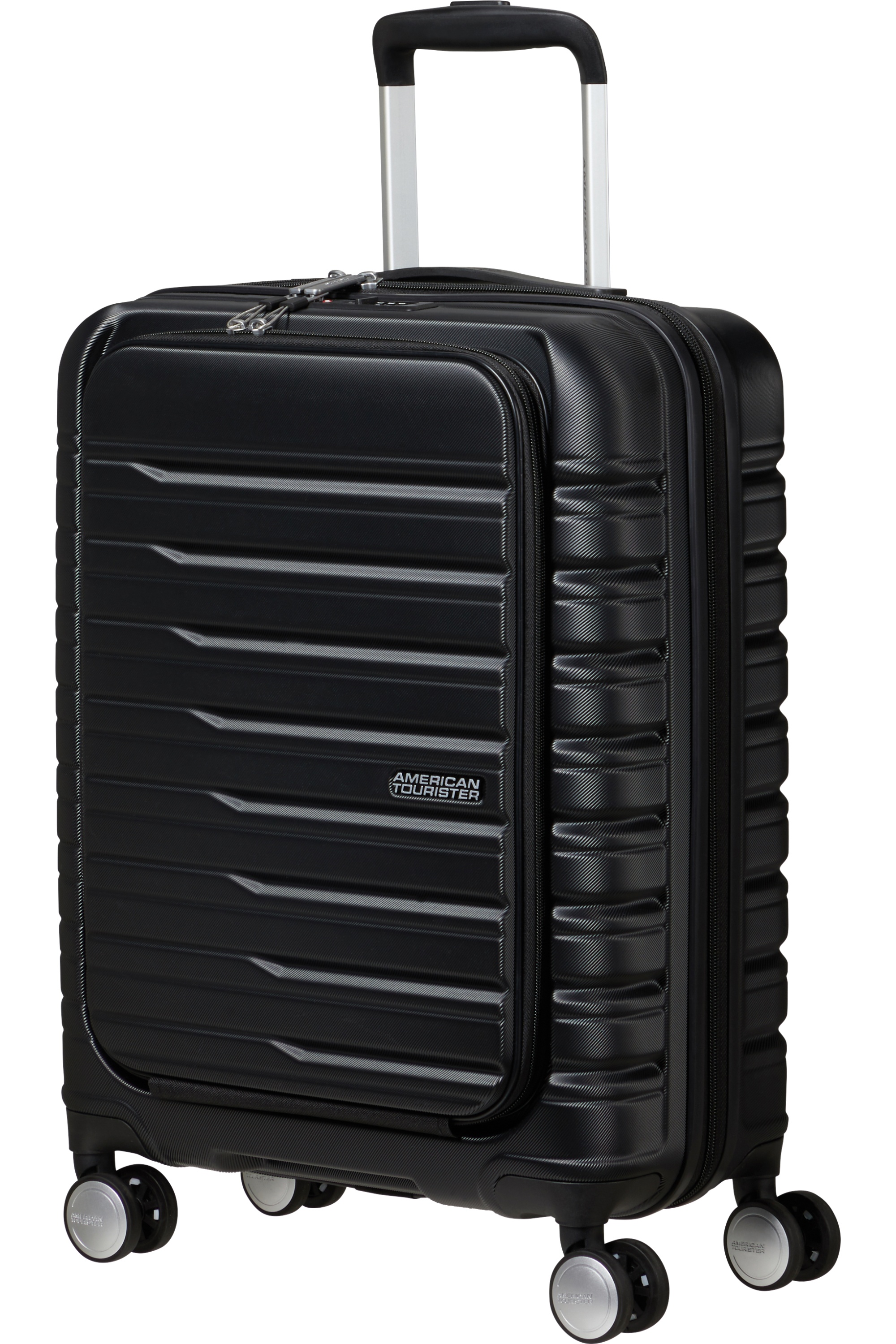 American Tourister FLASHLINE Spinner 55cm Černý Shadow Black 34L