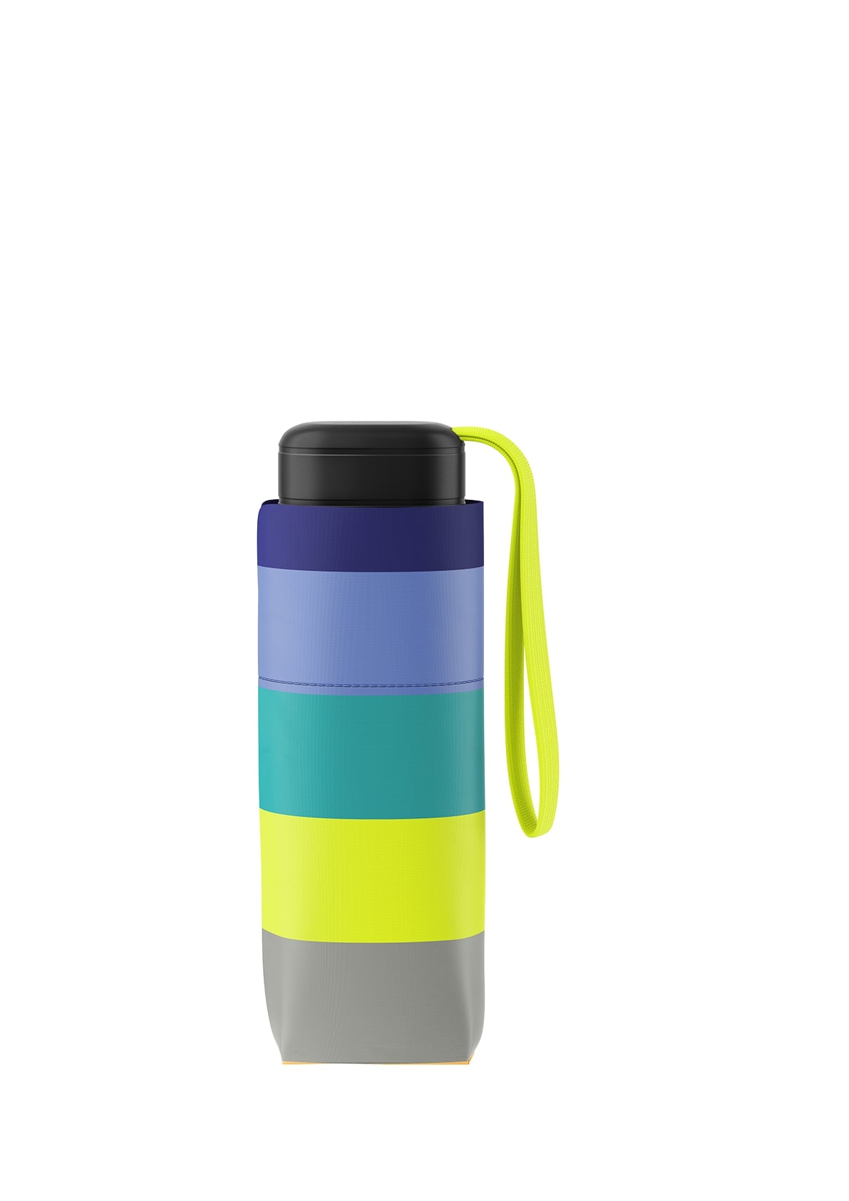UNITED COLORS OF BENETTON Benetton deštník Skládací Barevný Multistripe Lime Punch Ultra Mini 17cm/87cm