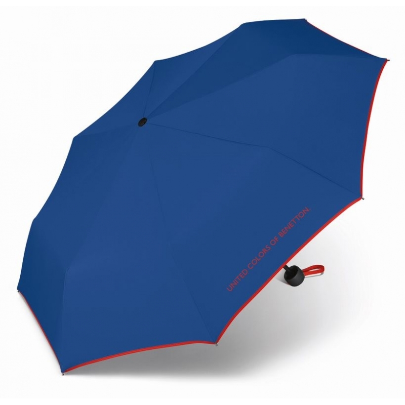 UNITED COLORS OF BENETTON Benetton deštník Skládací Modrý Super Mini 23cm/95cm