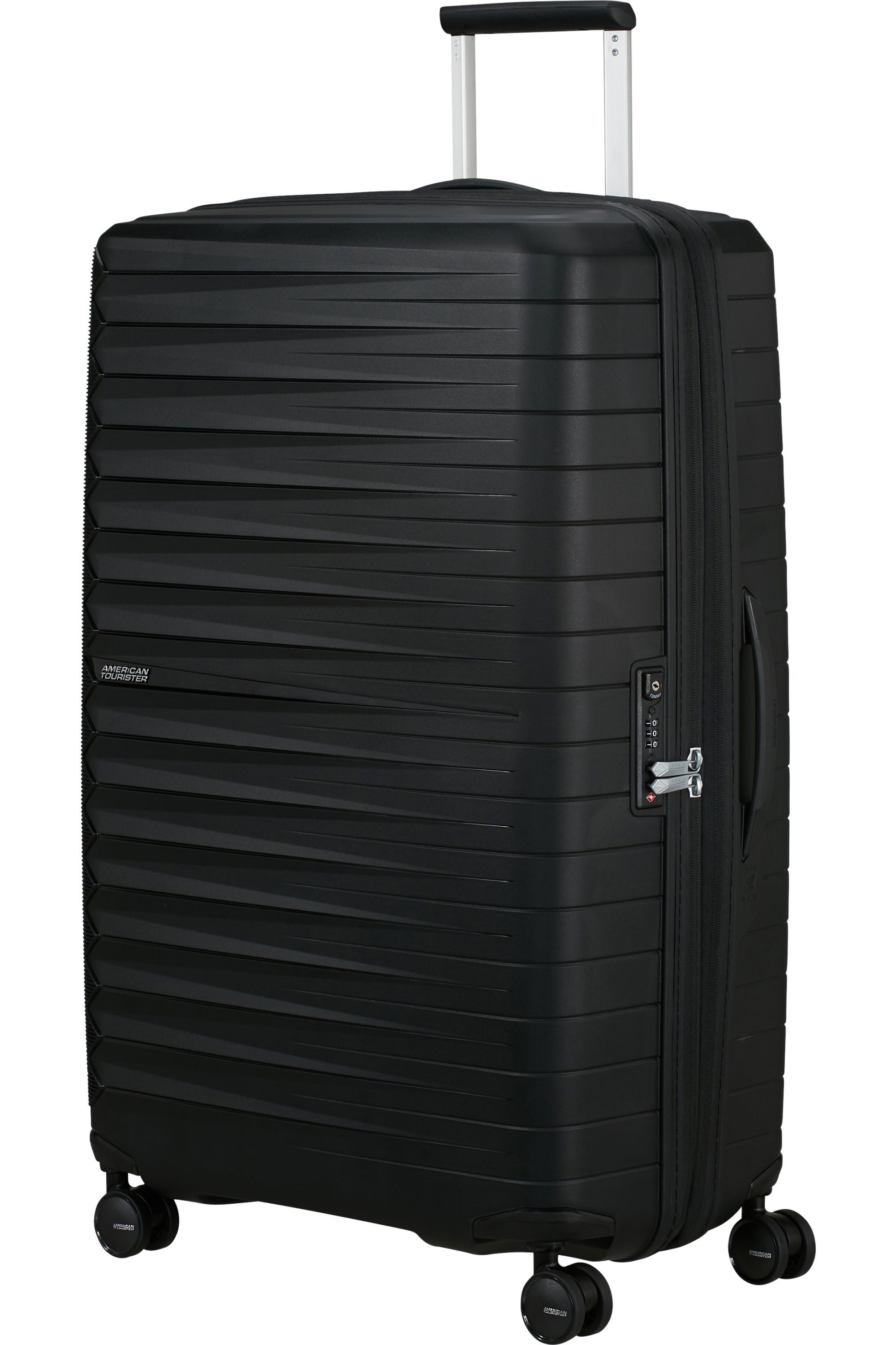 American Tourister FastForward Spinner 78cm Černá Flash Black rozšiřitelný