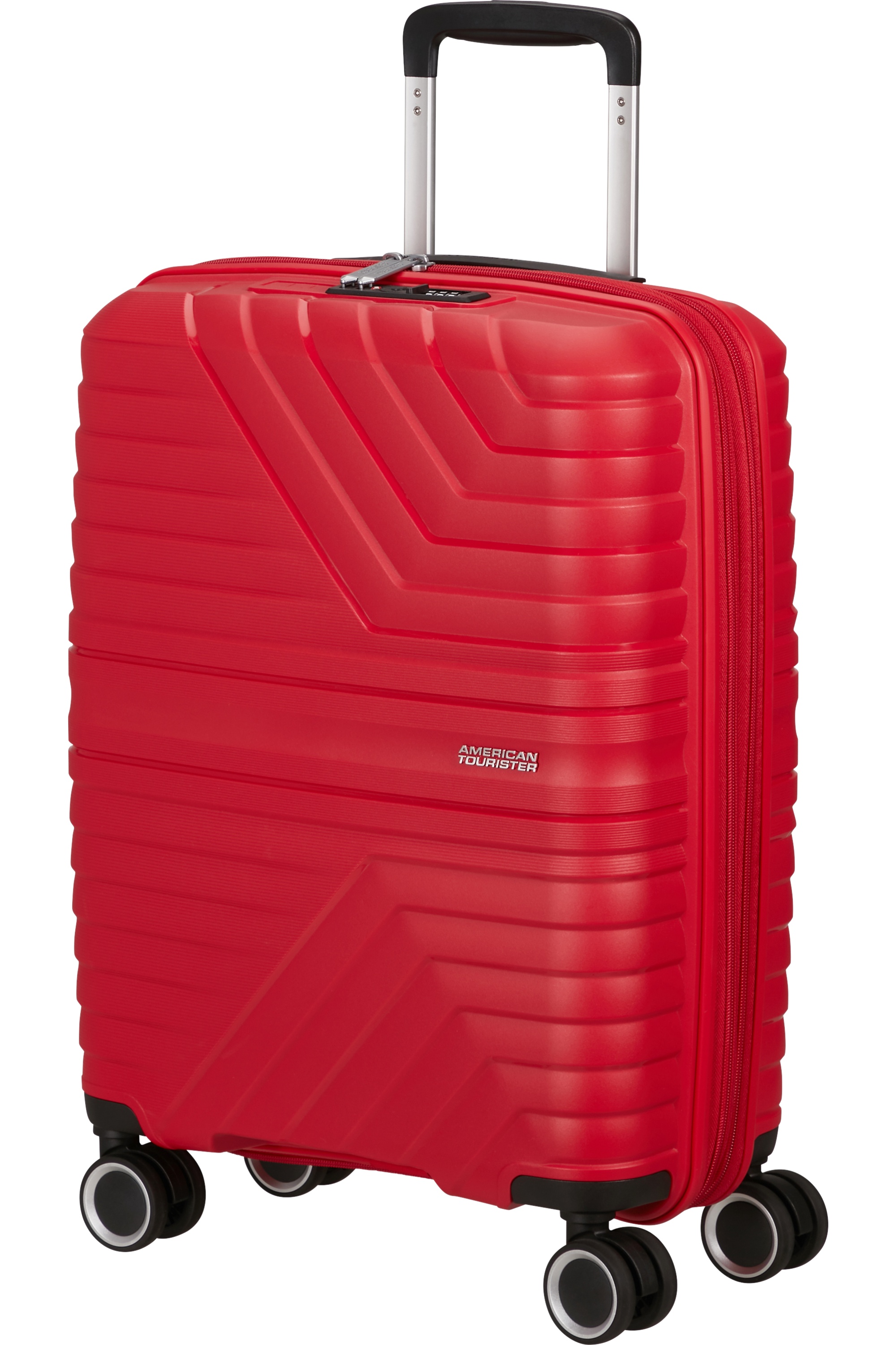 American Tourister Flytwist 55cm Spinner Červený True Red rozšiřitelný