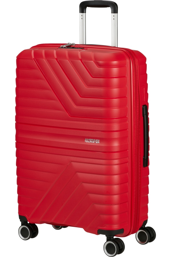 American Tourister Flytwist 67cm Spinner Červený True Red rozšiřitelný