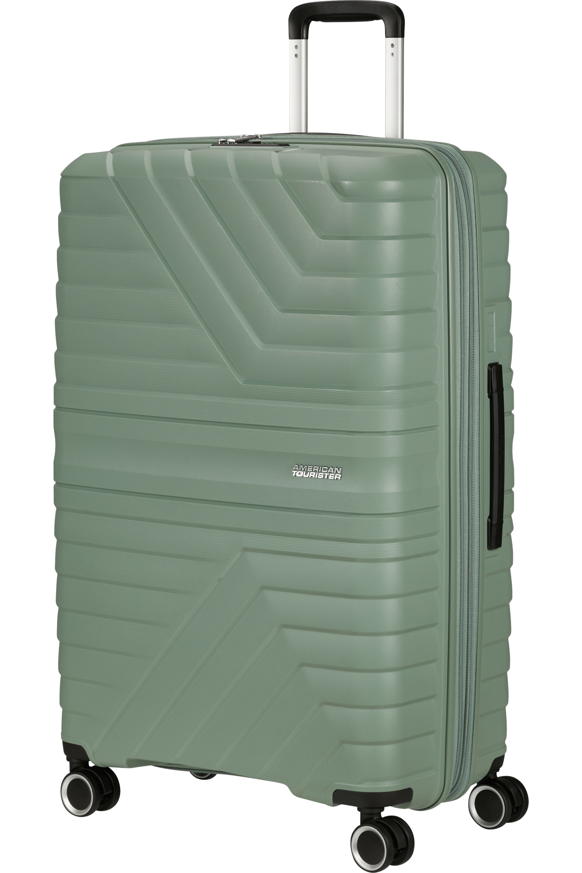 American Tourister Flytwist 78cm Spinner Zelený Botanic Green rozšiřitelný