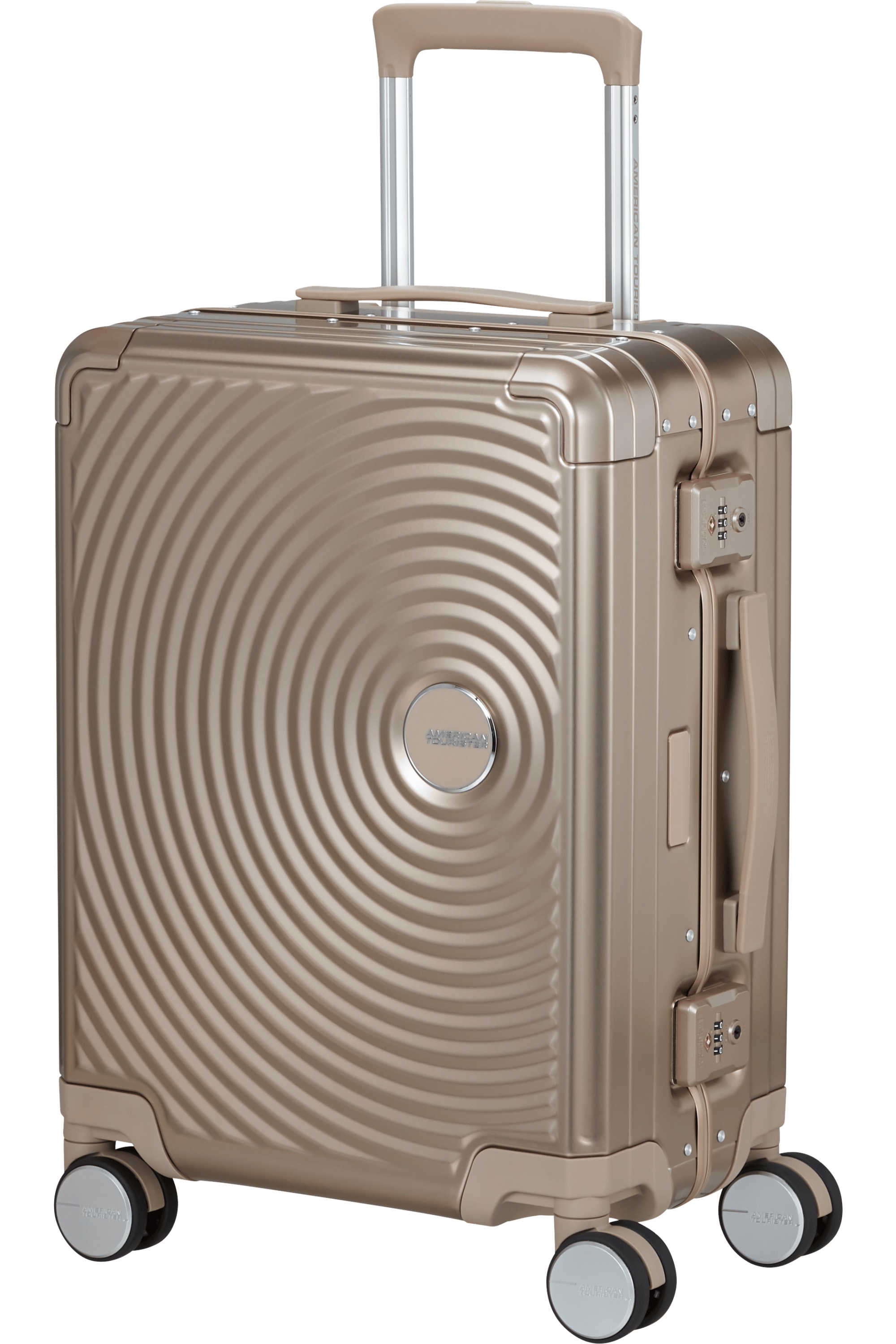 American Tourister Soundbox ALU 55cm Bronze