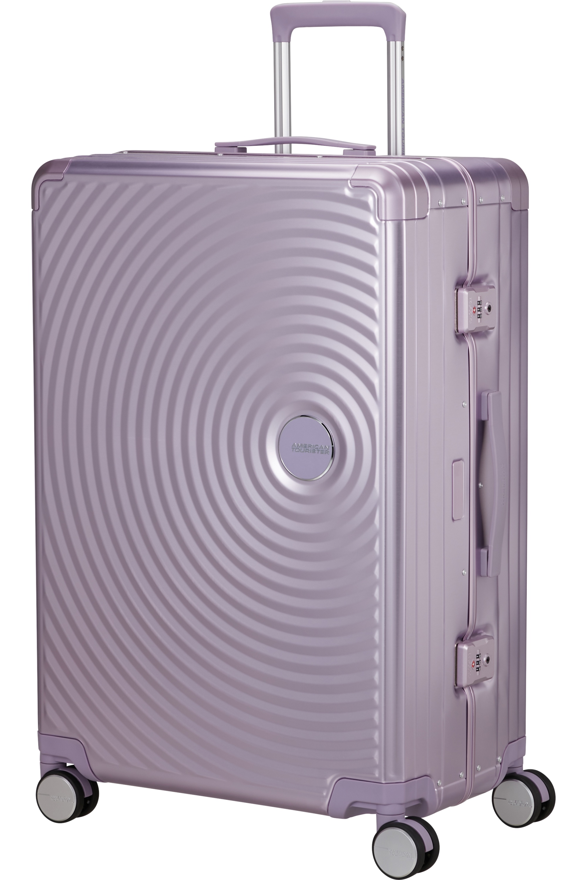 American Tourister Soundbox ALU 77cm Fialová Stormy Lilac