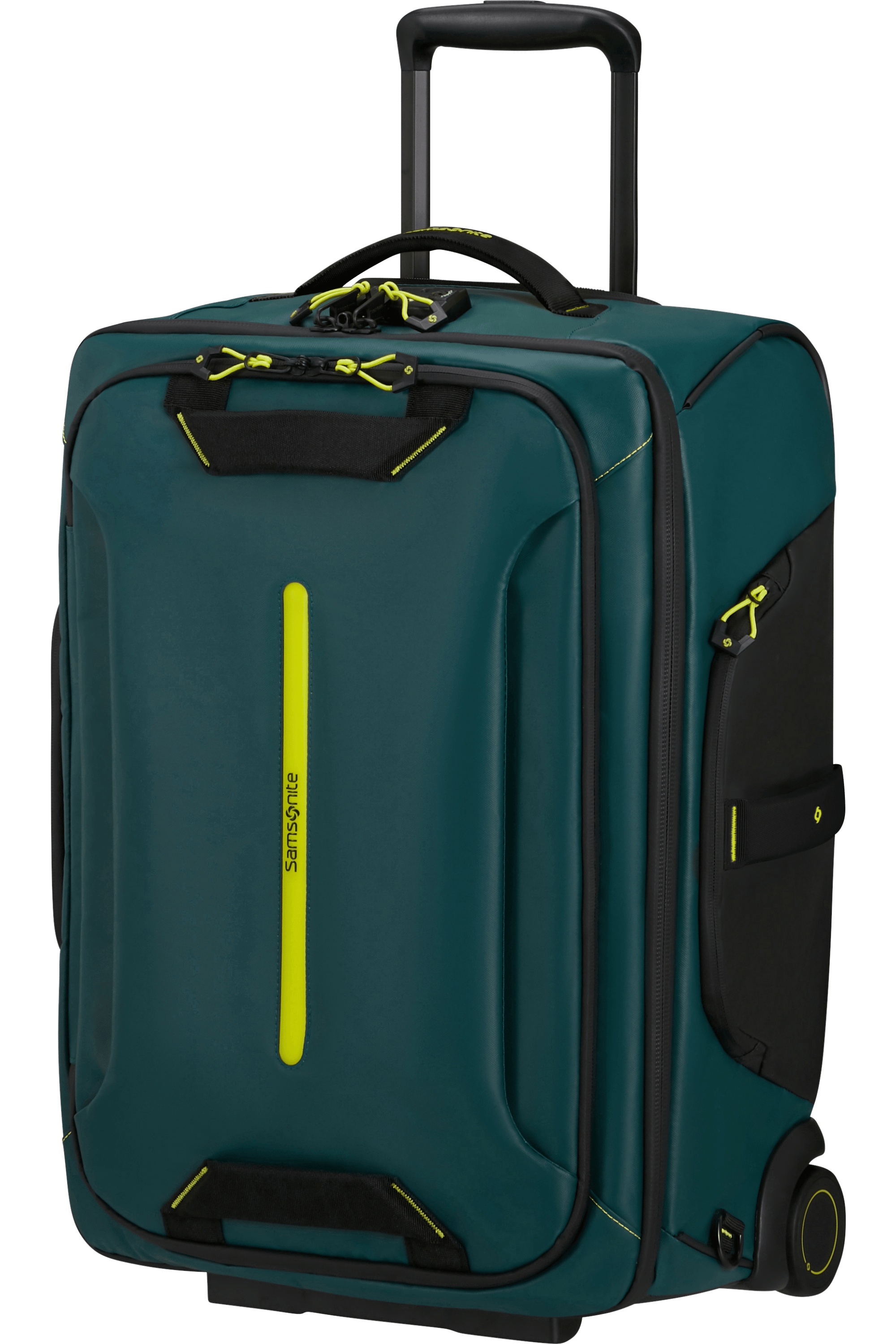 Samsonite ECODIVER Taška/batoh na kolečkách 55cm Modrozelená Dark Teal/Lime 51L