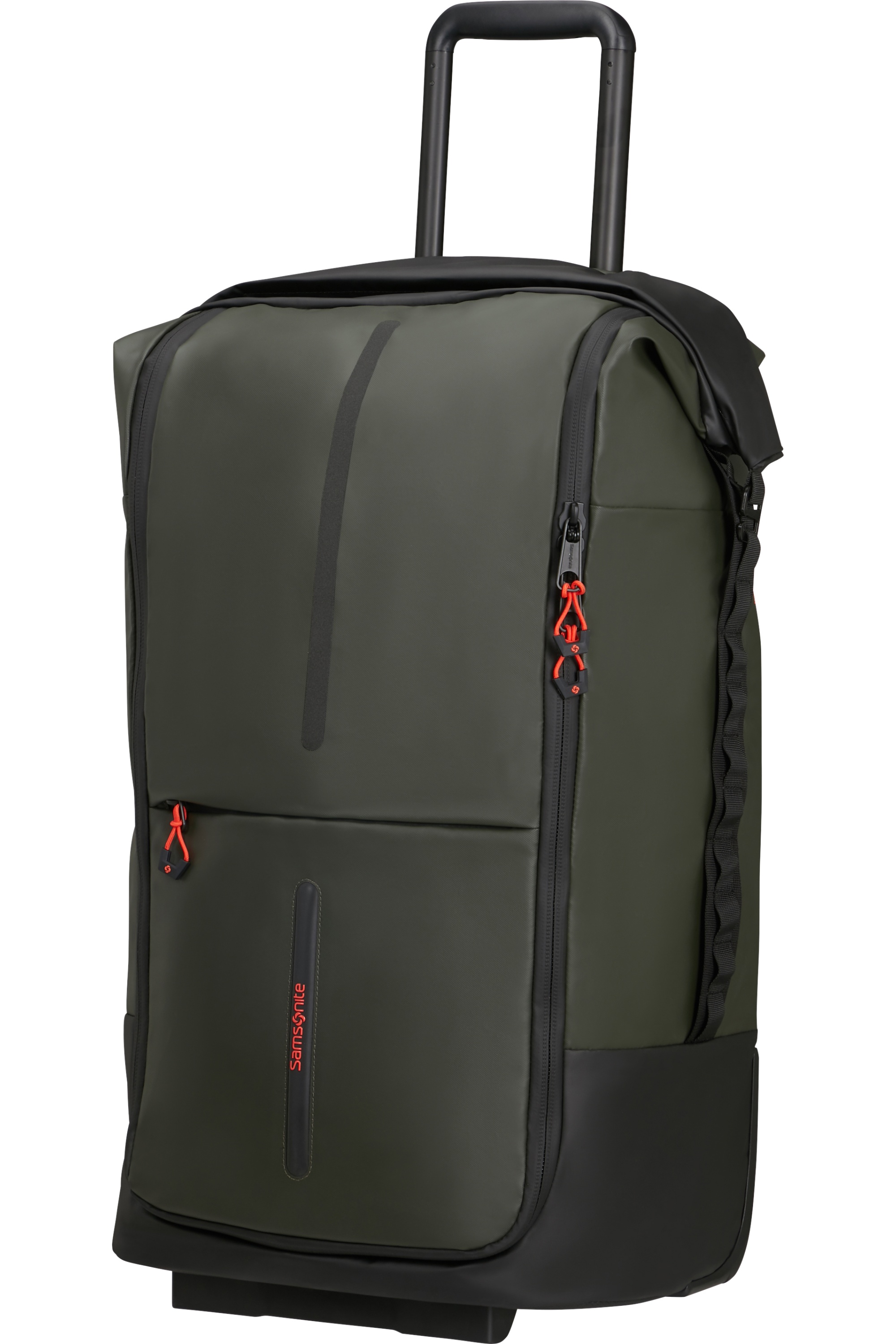Samsonite ECODIVER Rozšiřovatelná cestovní taška na kolečkách 4v1 Zelená Climbing Ivy