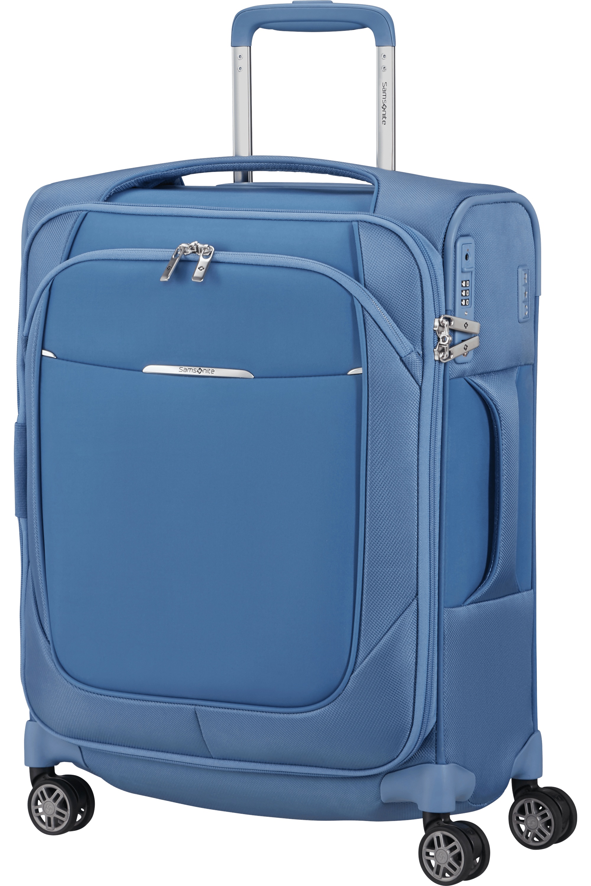 Samsonite RE-LITE Spinner rozšiřitelný 55cm Modrá Capri Blue 39/44L