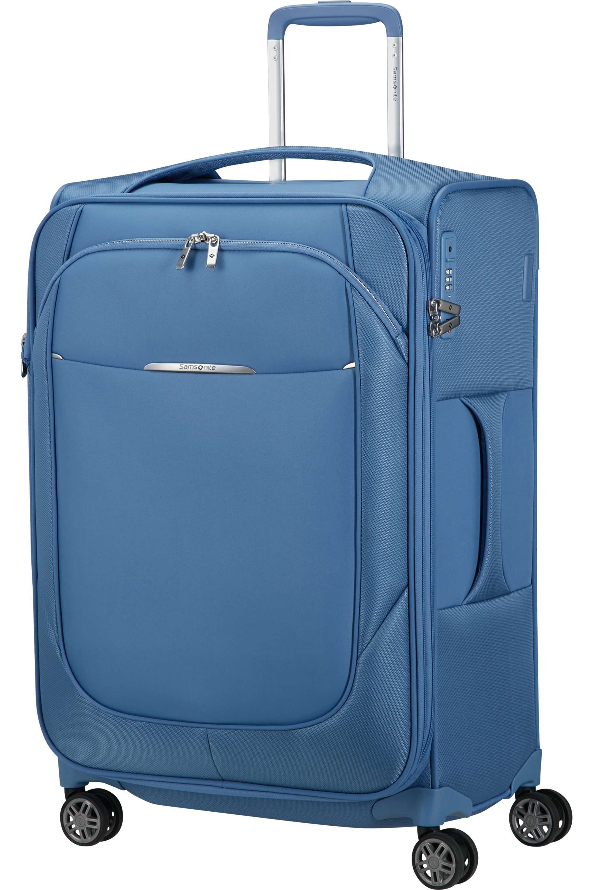 Samsonite RE-LITE Spinner rozšiřitelný 67cm Modrý Capri Blue 79/88L