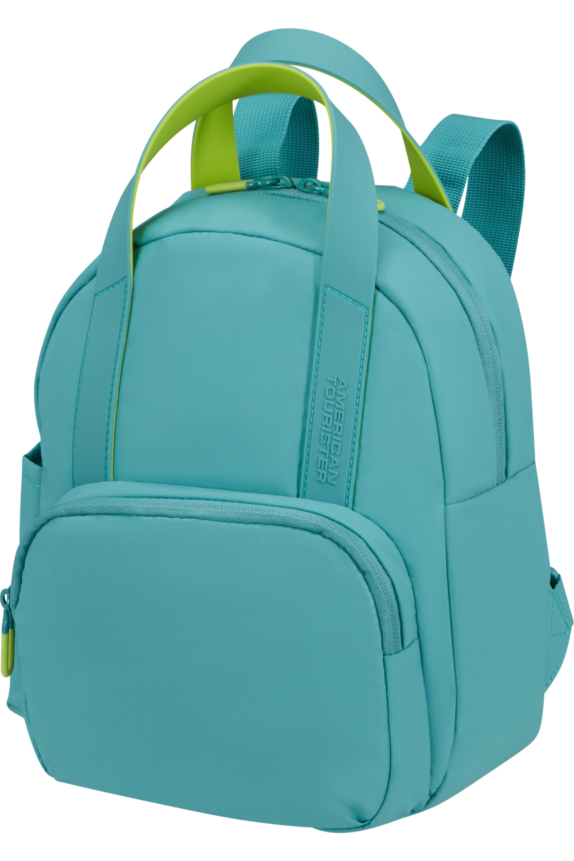 American Tourister PUFFYPOP Batoh S Tyrkysová Dusty Turquoise