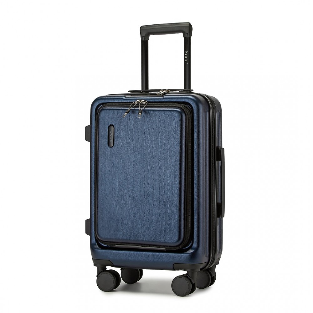 Kono KSK2493 Kufr spinner 55cm Modrá ABS/Polykarbonát