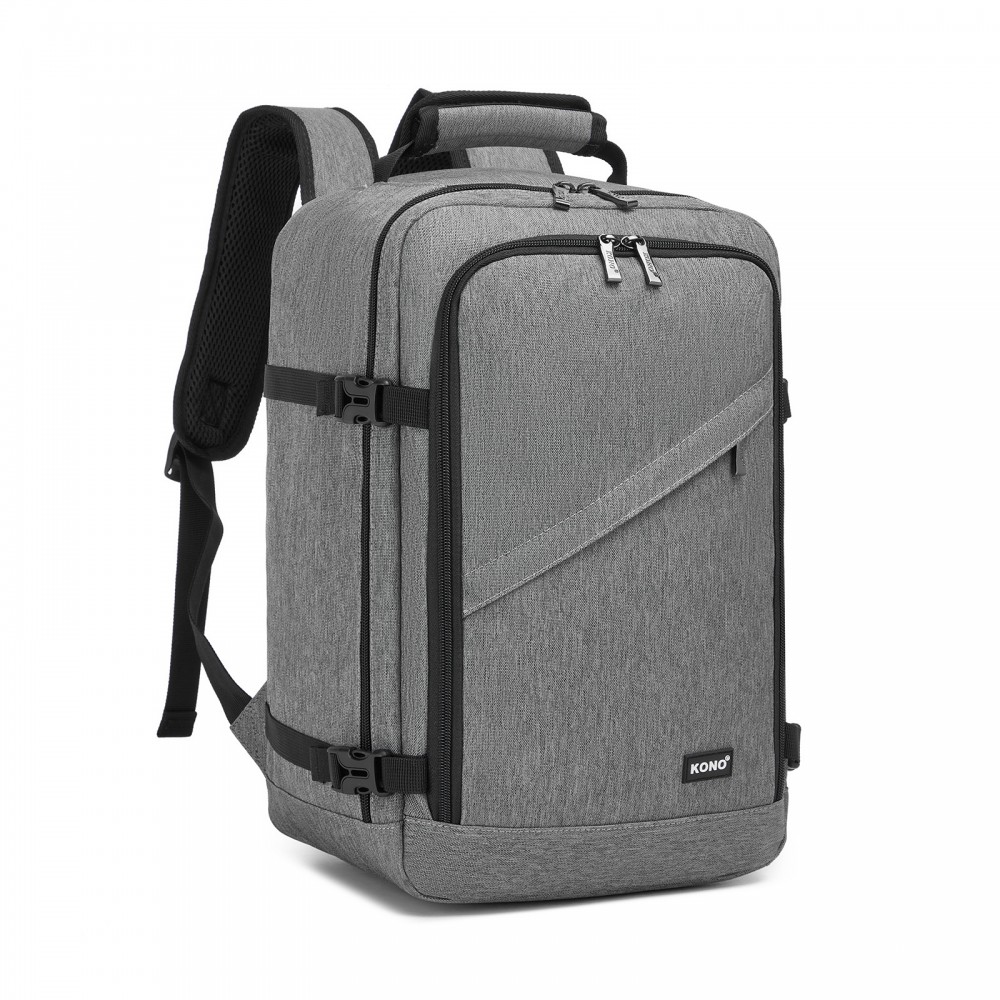 KONO 2531S Batoh na notebook 15.6" Šedá 40cm 20L