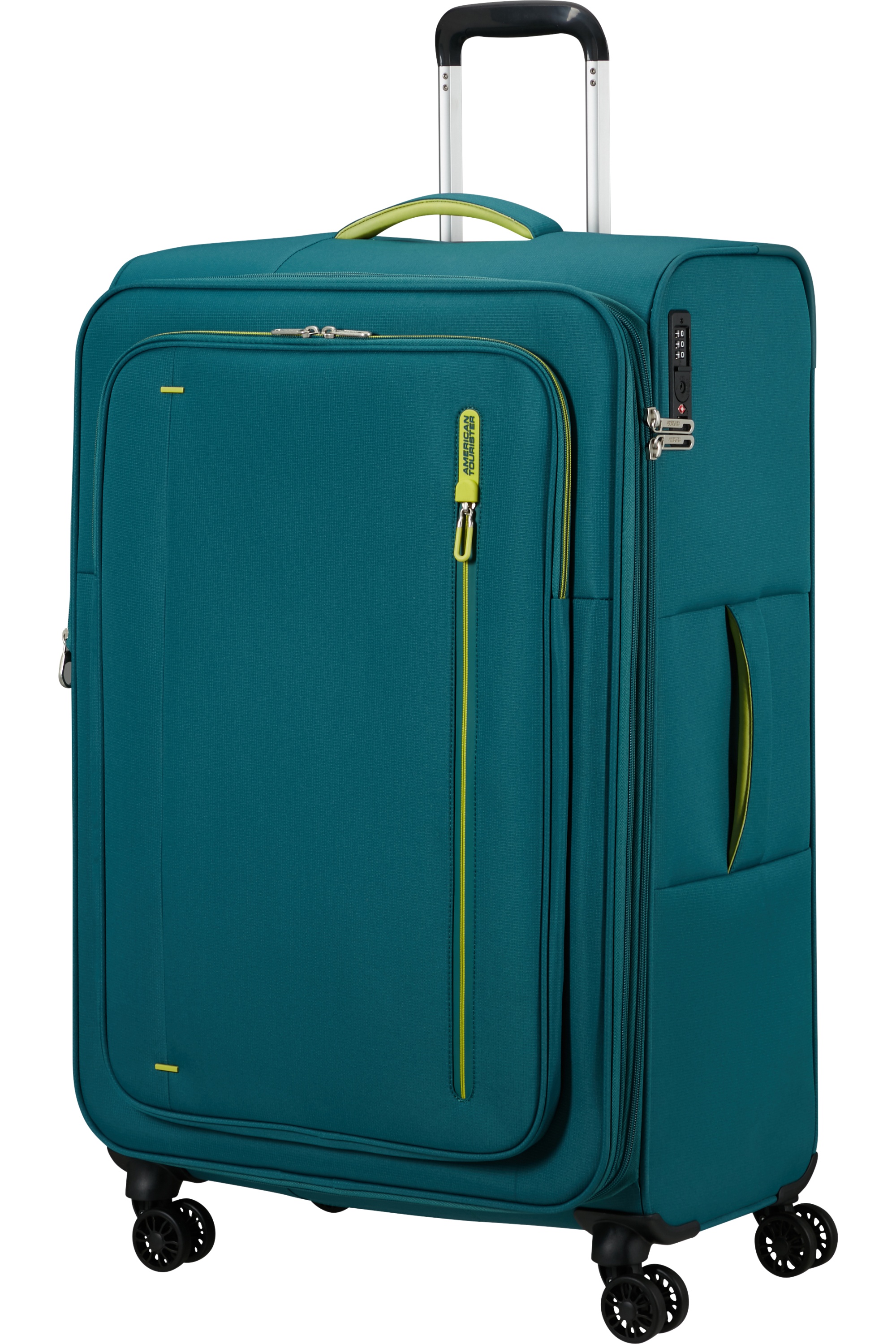 American Tourister CLOUDRIDER Spinner 78.5cm Tyrkysová Misty Teal Rozšiřitelný