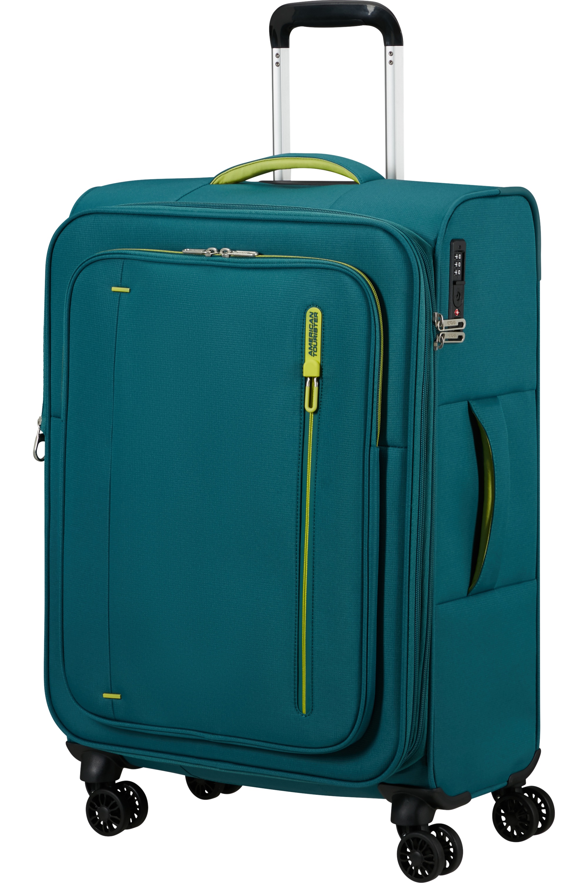 American Tourister CLOUDRIDER Spinner 67cm Tyrkysová Misty Teal Rozšiřitelný