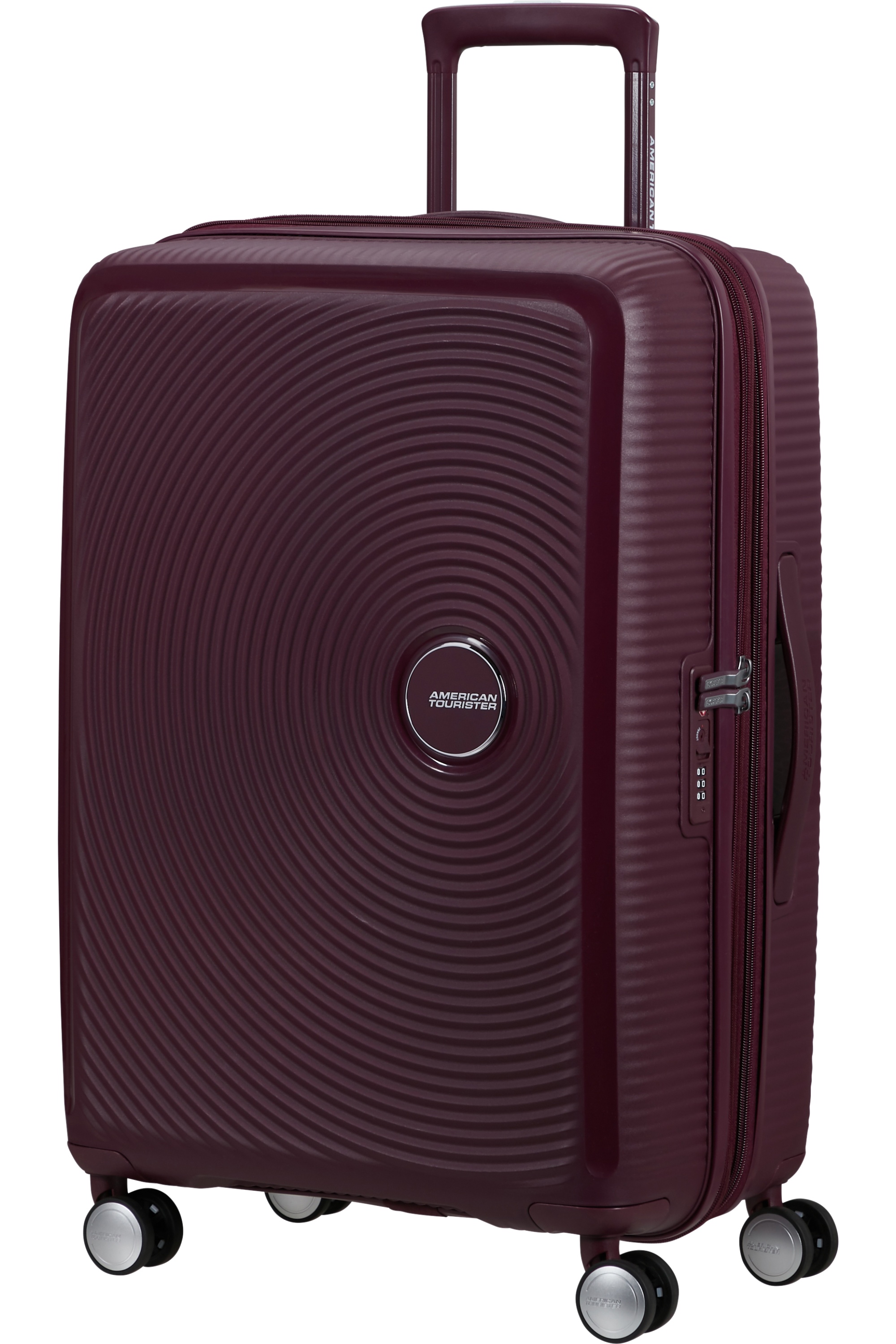 American Tourister Soundbox 67cm Vínová Wild Cherry rozšiřitelný
