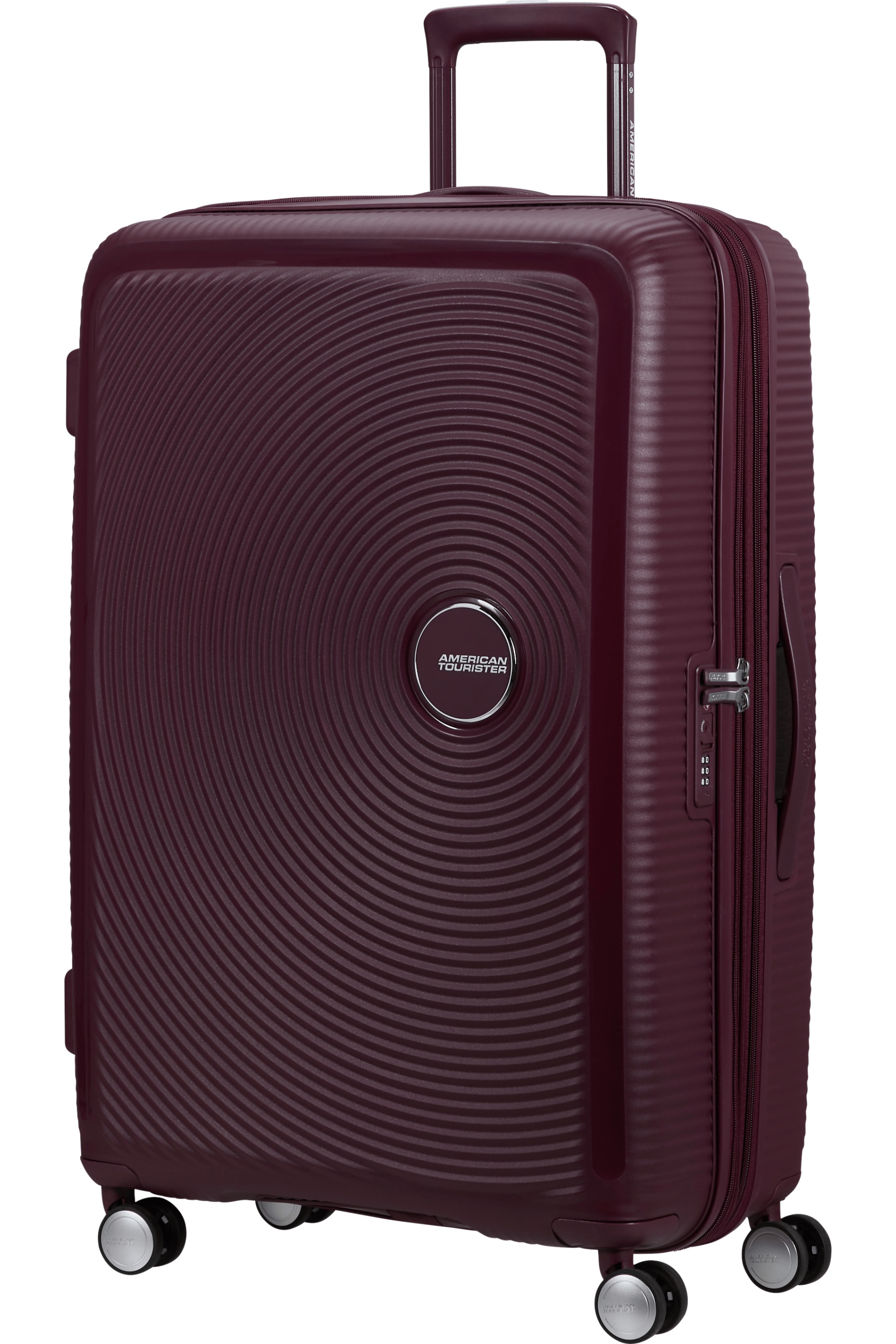American Tourister Soundbox 77cm Vínová Wild Cherry rozšiřitelný
