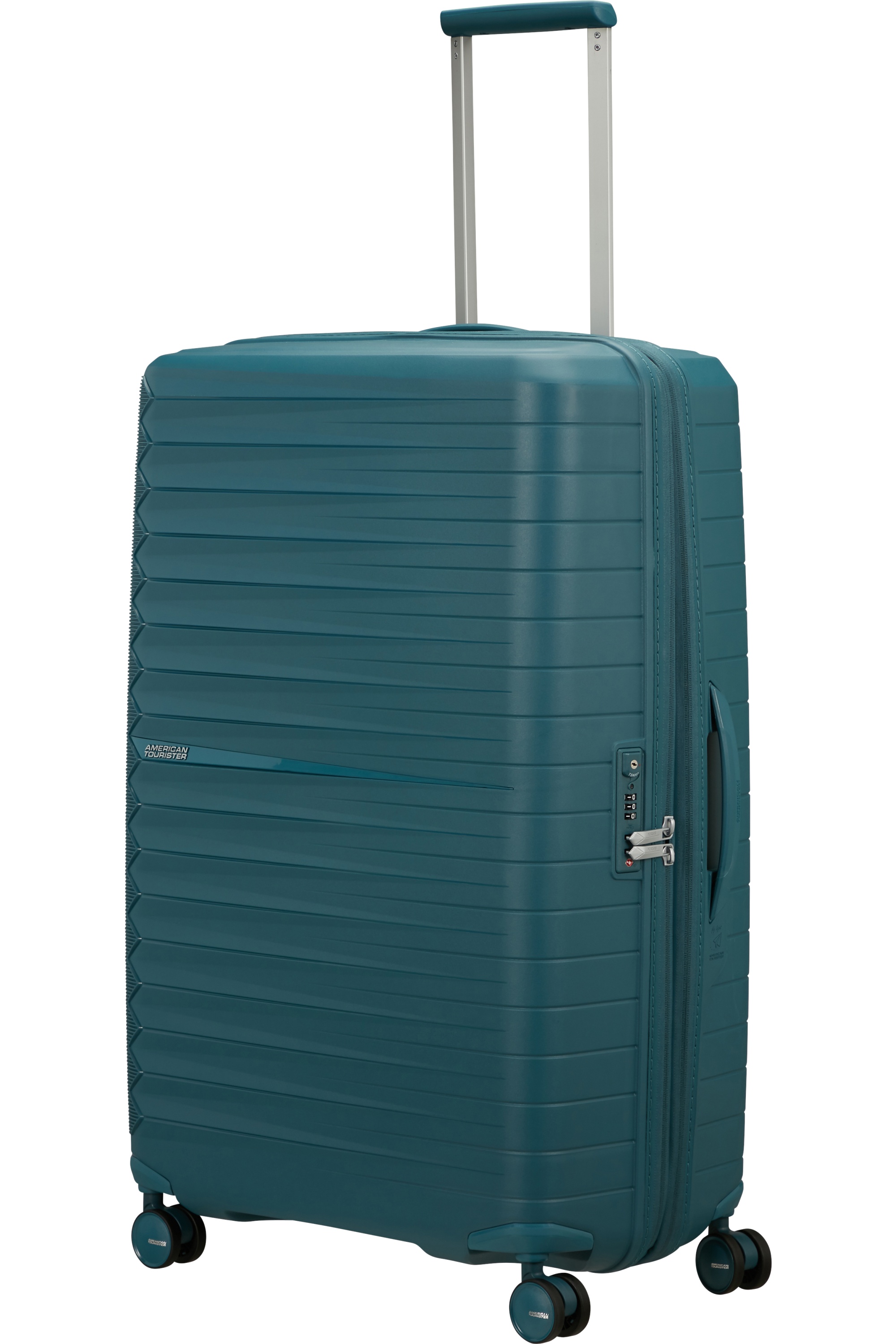 American Tourister FastForward Spinner 78cm Modrá Totally Teal rozšiřitelný