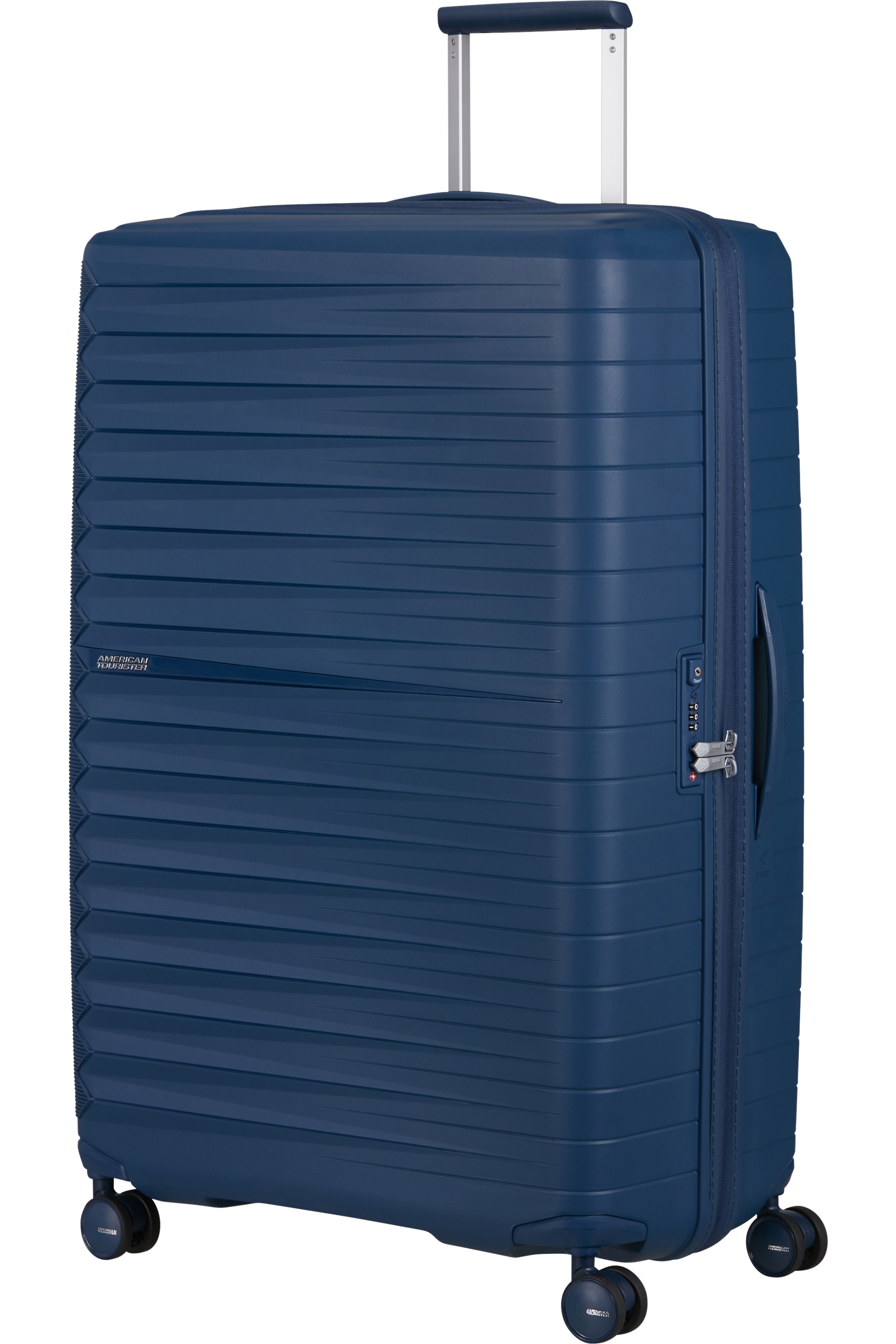 American Tourister FastForward Spinner 83cm Modrá Navy rozšiřitelný