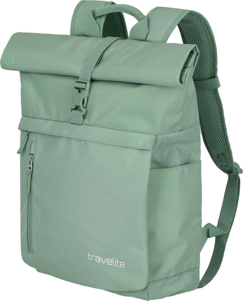 Travelite Batoh Basics Roll-up Zelený Light Green