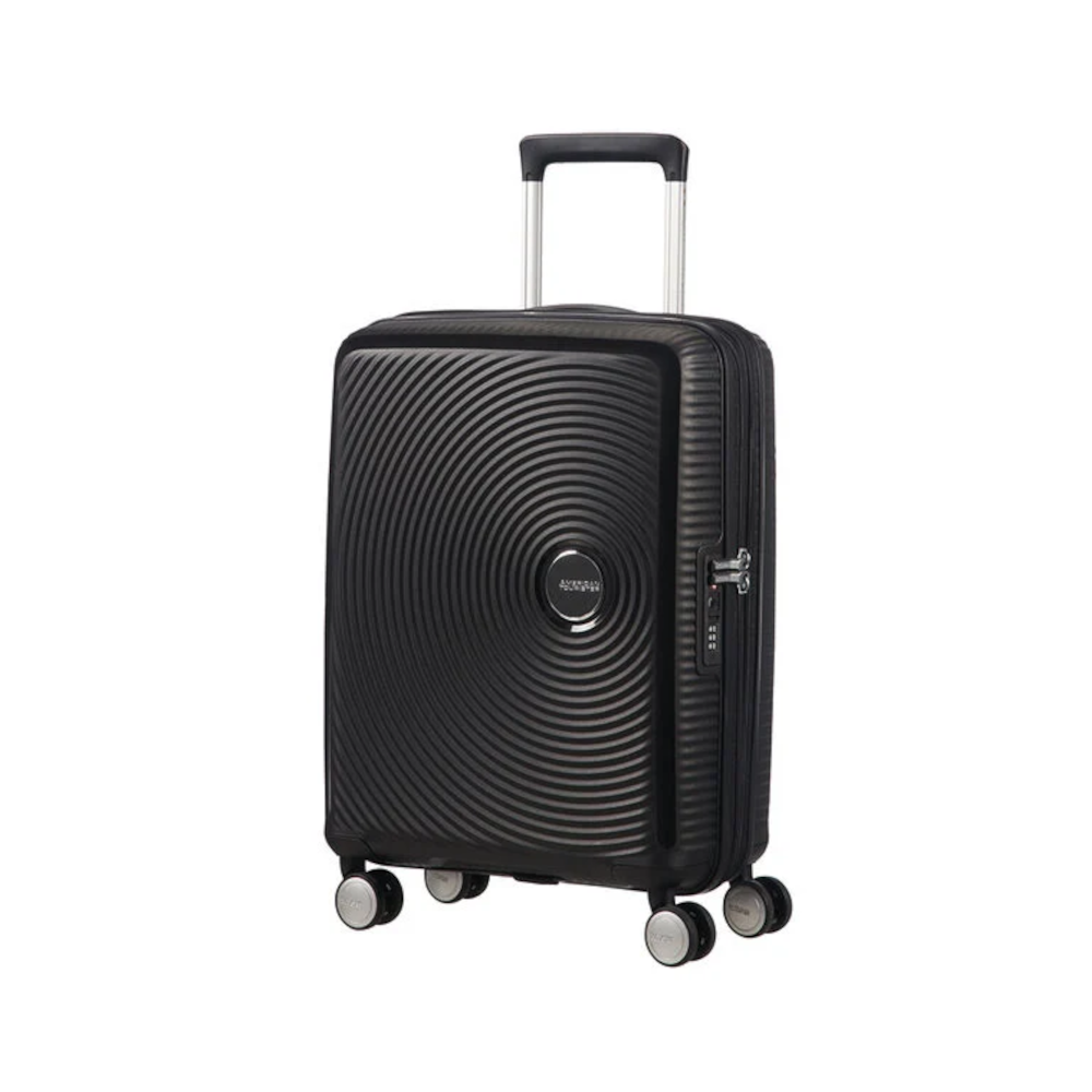 American Tourister Soundbox 55cm černá Spinner rozšiřitelný