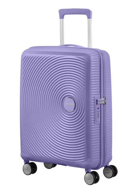 American Tourister Soundbox 55cm fialová Spinner rozšiřitelný