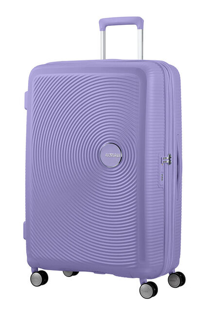 American Tourister Soundbox 77cm Fialová Spinner rozšiřitelný