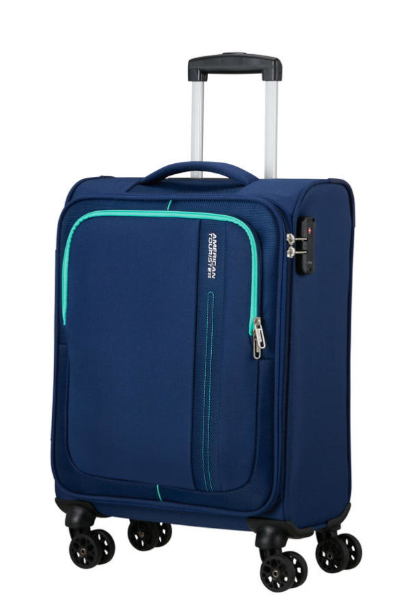 American Tourister Sea Seeker 55cm Tmavě modrý Combat navy Spinner 36L