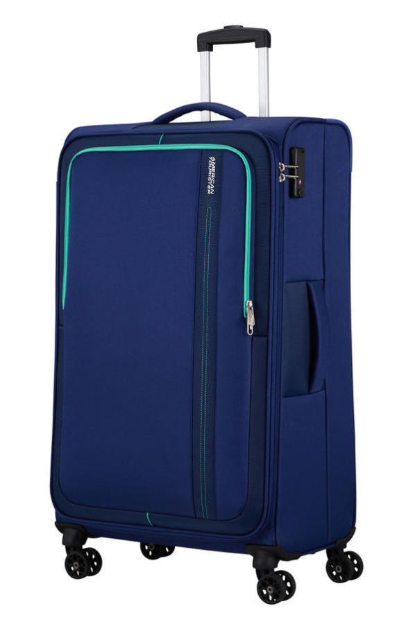 American Tourister Sea Seeker 80cm Tmavě modrý Combat navy Spinner 92,5L