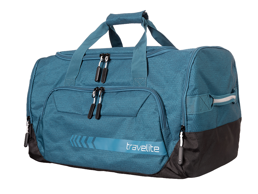 Travelite Kick Off Duffle Cestovní taška M 50cm Modrá Petrol