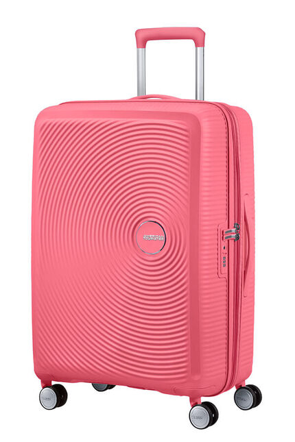 American Tourister Soundbox 67cm Růžová Sun Kissed Coral rozšiřitelný