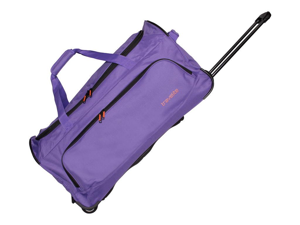 Travelite Basics Fresh Cestovní taška na kolečkách L 71 cm Fialová