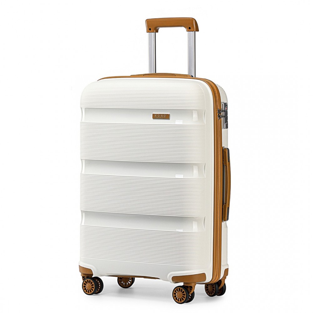 Kono Classic 2 Kufr spinner 55cm Béžový Polypropylen 40L