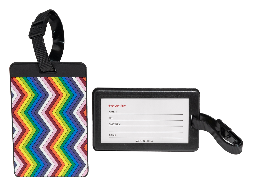Travelite Jmenovka visačka na kufr Multicolor Waves
