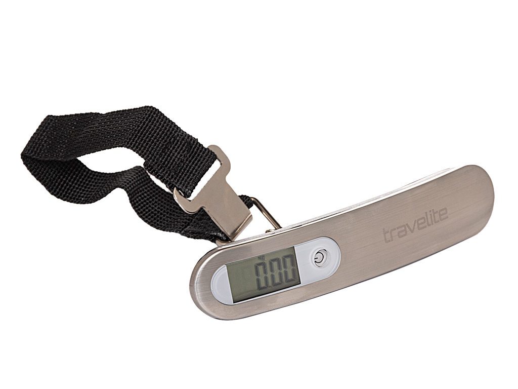 Travelite Váha na kufr stříbrá Silver Digitální