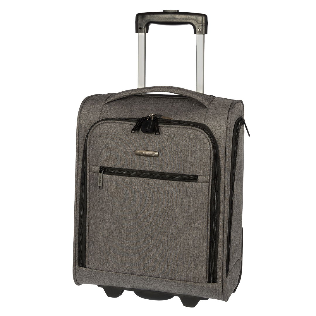 Travelite Cabin Upright Underseater 2w Šedý 43cm Grey Melange