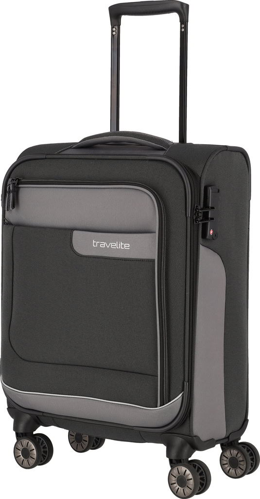 Travelite VIIA 55 cm Spinner 4w Šedá Anthracite