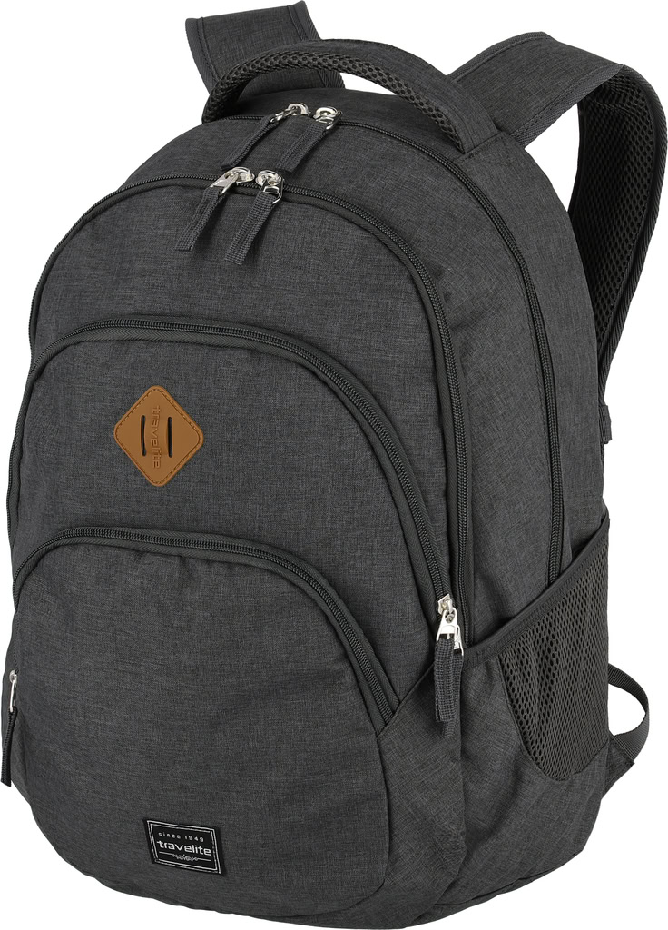 Travelite Basics Backpack Melange Anthracite