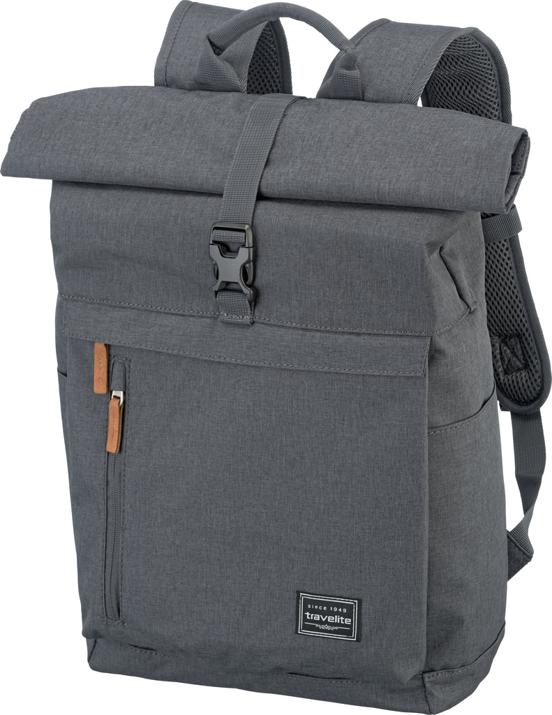 Travelite Batoh Basics Roll-up Šedý Antracit