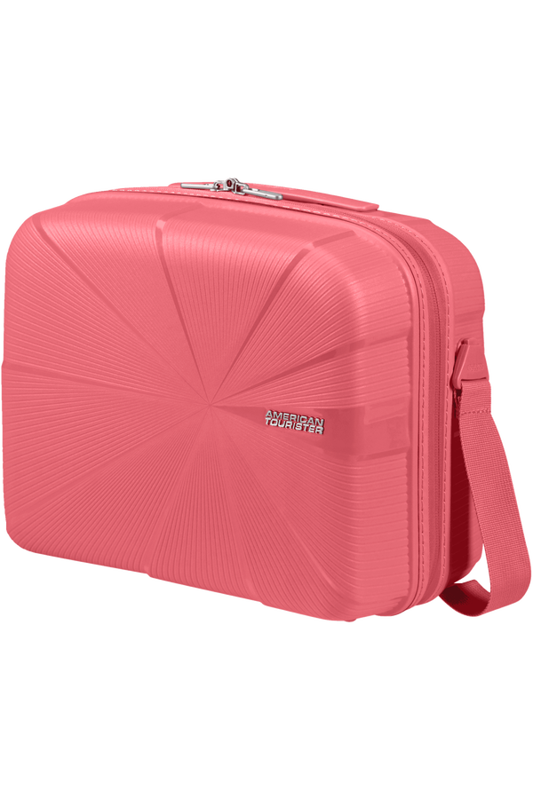 American Tourister Starvibe Kosmetický kufřík 35cm Růžový Sun kissed coral