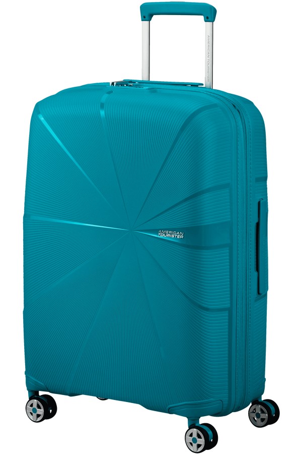 American Tourister Starvibe 67cm Spinner rozšiřitelný Modrý Verdigris