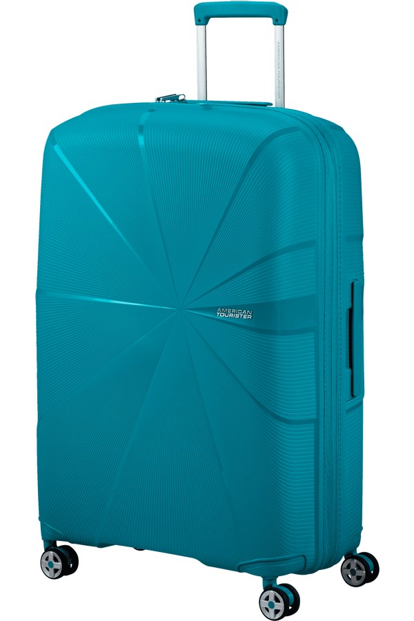 American Tourister Starvibe 77cm Spinner rozšiřitelný Modrý Verdigris