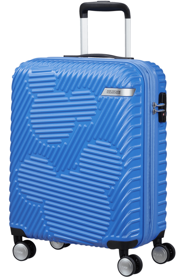 American Tourister Mickey Clouds 55cm Spinner rozšiřitelný Modrý Tranquil Blue