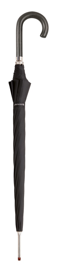 Pierre Cardin deštník Dlouhý poloautomatický Černý 93cm/109cm