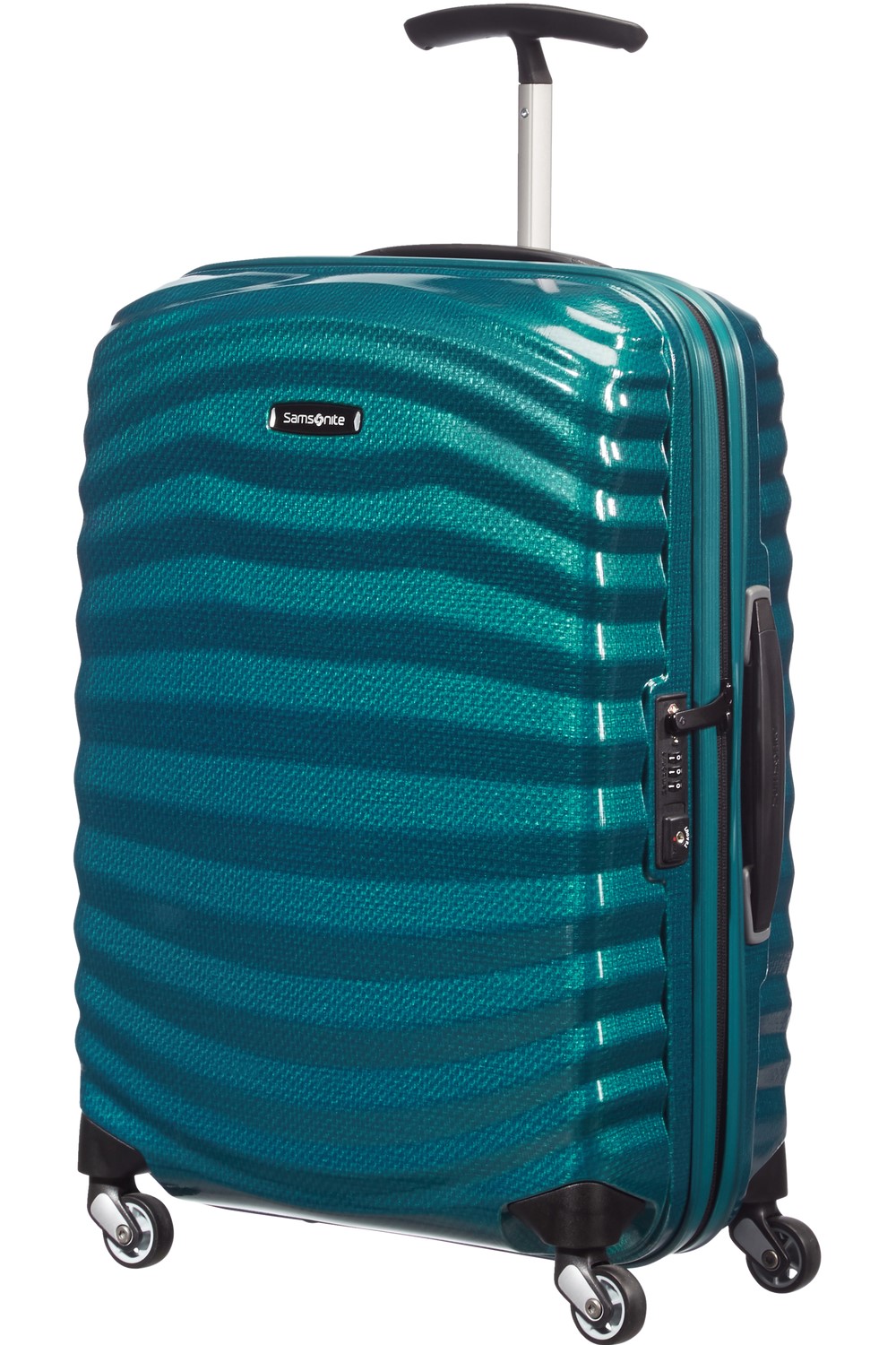 Samsonite Kufr Lite-shock Spinner 55 Modrý Petrol blue