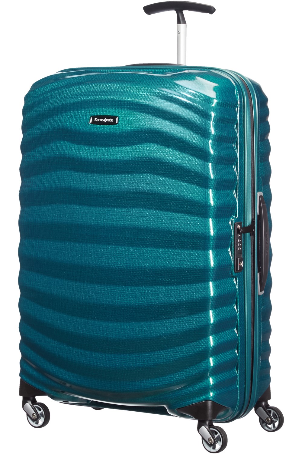 Samsonite Kufr Lite-shock Spinner 69cm Modrý Petrol blue