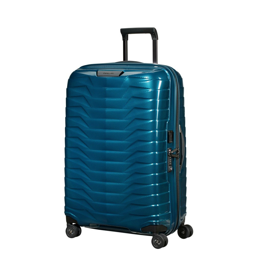 Samsonite Skořepinový kufr Proxis M Modrý Petrol blue 75 l