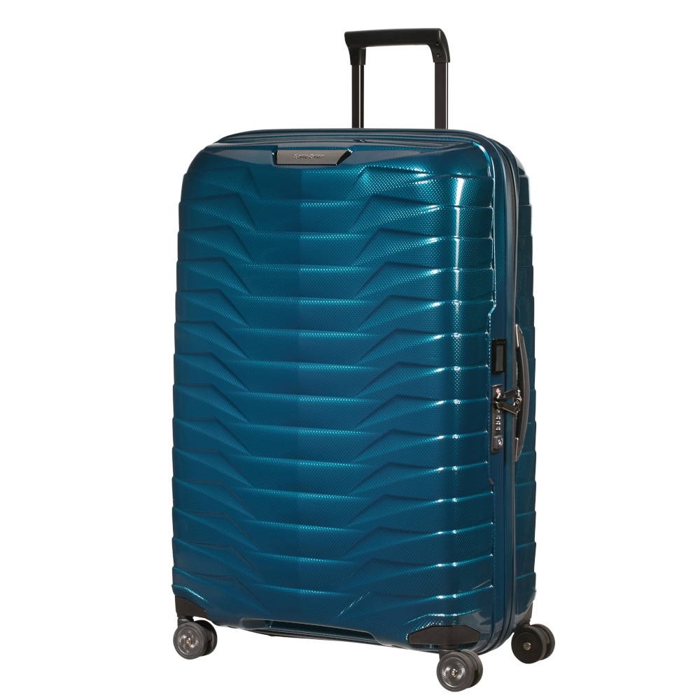Samsonite Skořepinový kufr Proxis L Modrý Petrol blue 98 l